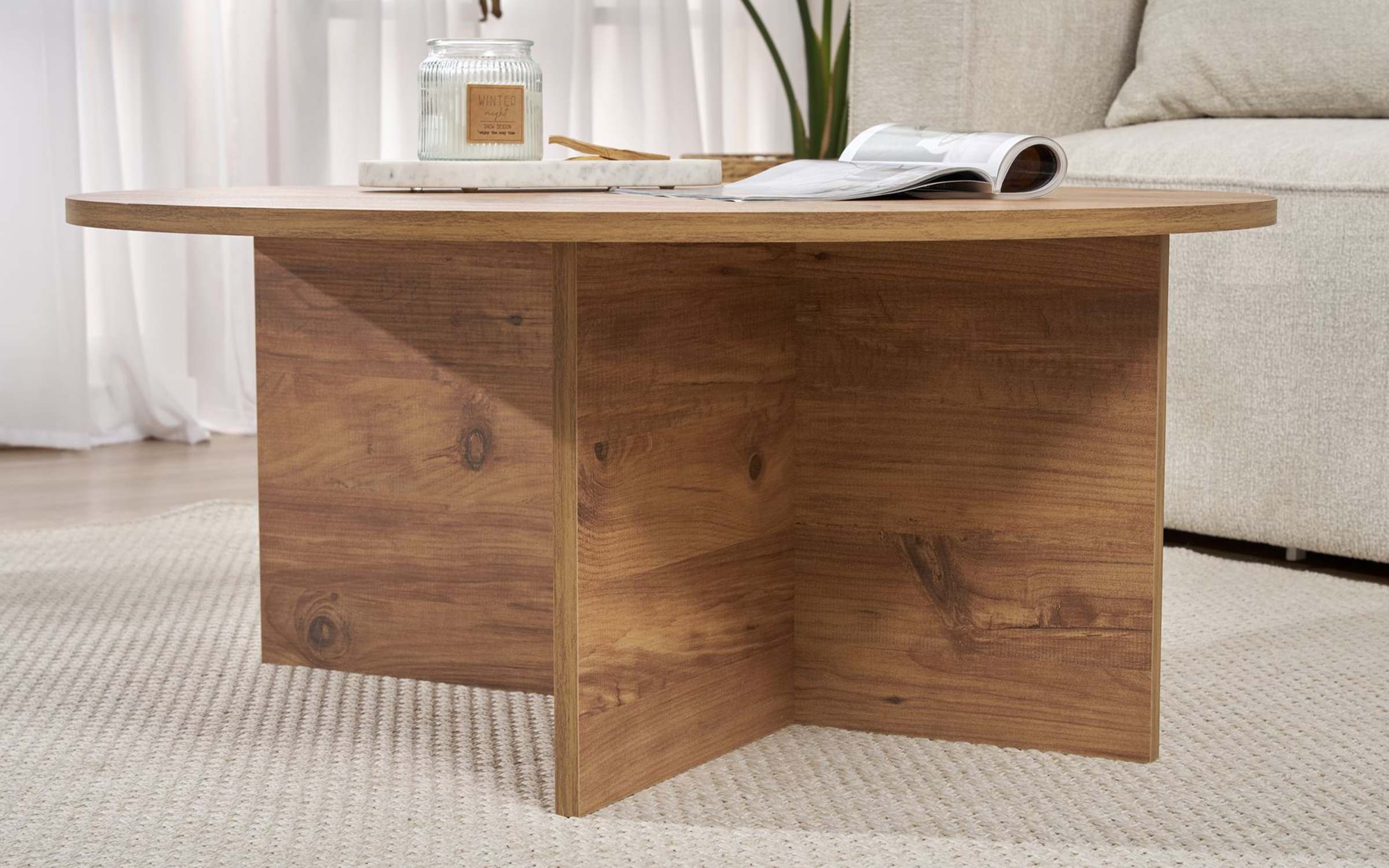 Masuta de cafea Soles, pin atlantic  5